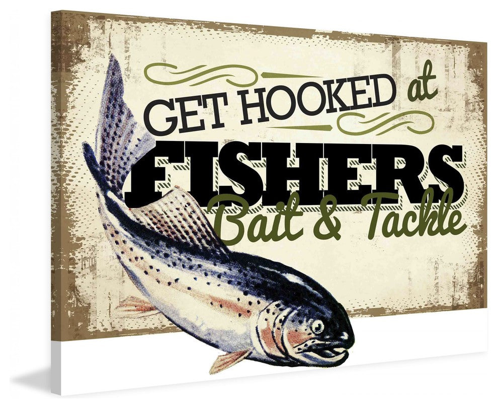 "Get Hooked at Fishers" Painting by Saturday Evening Post
