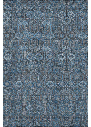 Premium Machine Washable Mayfield AMF574 Blue 9' x 12' Rug