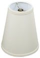 Fenchel Shades 4"x7"x8" Spider Attachment Empire Lamp Shade, Linen Ivory