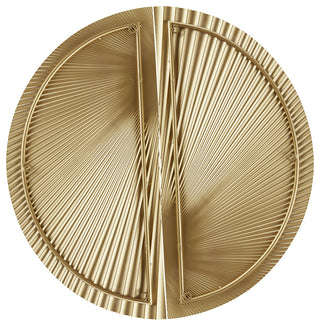 Madison Park Radiant Half-moon 2-piece Metal Wall Decor Set