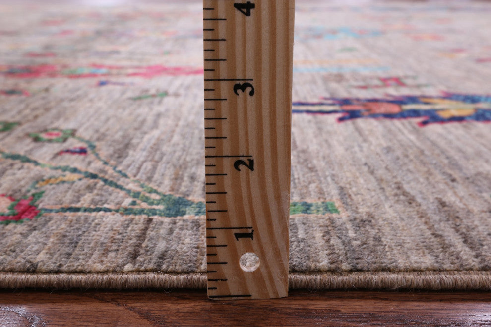 5' 9" X 8' 2" Tribal Persian Gabbeh Hand Knotted Wool Rug Q9969