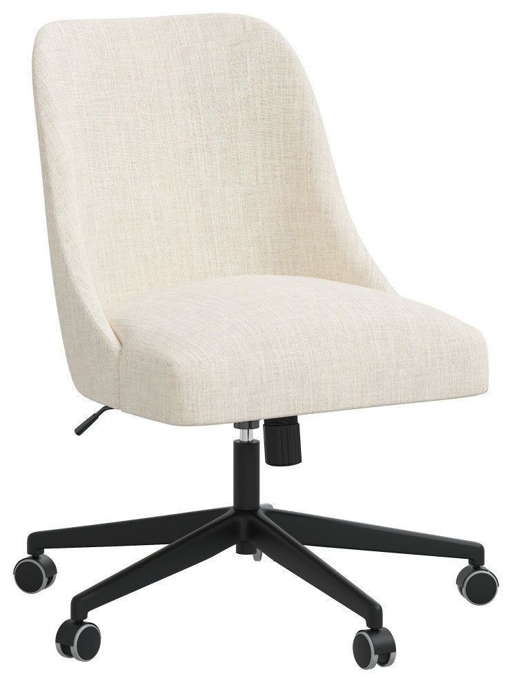 Office Chair, Linen Talc