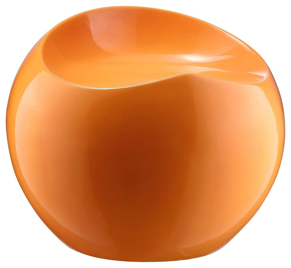 Modern Orange Plop Stool