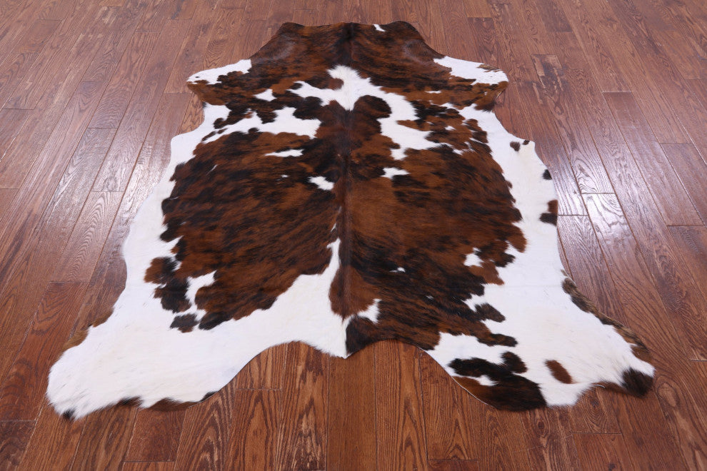 Natural Cowhide Rug 6' 6" X 5' 7" C1891