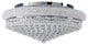 Artistry Lighting Primo Collection Flush Mount 36", Chrome
