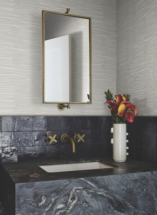 Water Reed Thatch Wallpaper