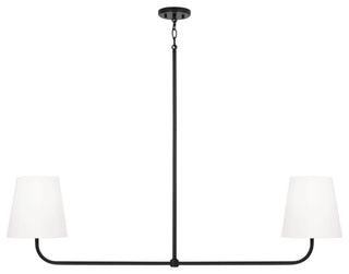 Capital Lighting 849421 Brody 2 Light 50"W Linear Chandelier - Matte Black