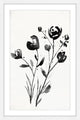 "Winter Flowers II" Framed Painting Print, 16"x24"