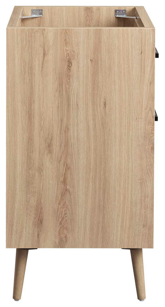 Maverick 24" Bathroom Vanity Cabinet, Sink Basin Not Included, Oak White