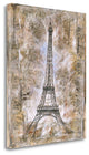 "Eiffel Tower" By Marta G. Wiley, Giclee Print on Gallery Wrap Canvas