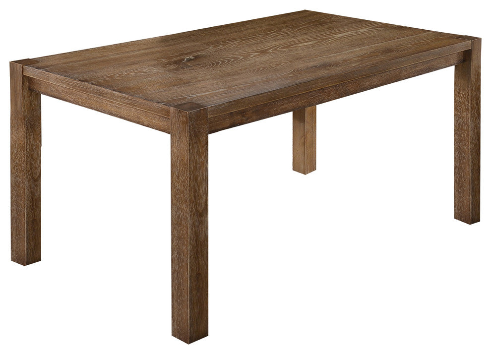 Janet Traditional Driftwood Dining Collection, 6 Piece Dining Set