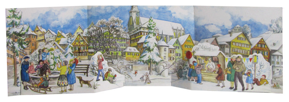 Sellmer Advent- Street Panorama Scene