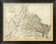"State of Virginia, 1796" Framed Canvas Giclee by John Reid, 34x27"