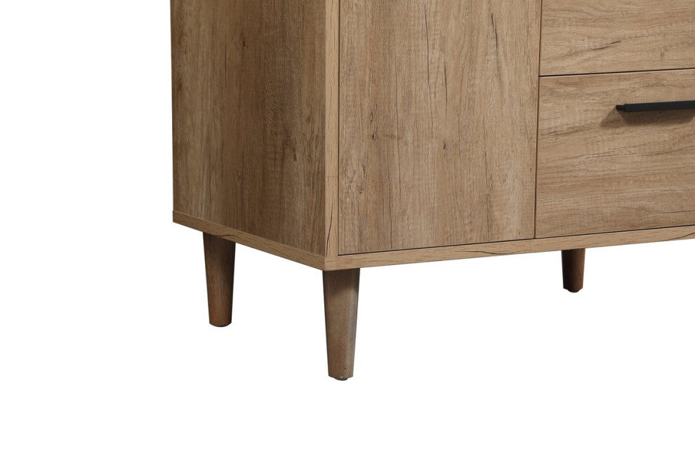 Bailey 19" Modern Natural Oak-Light Bathroom Vanity