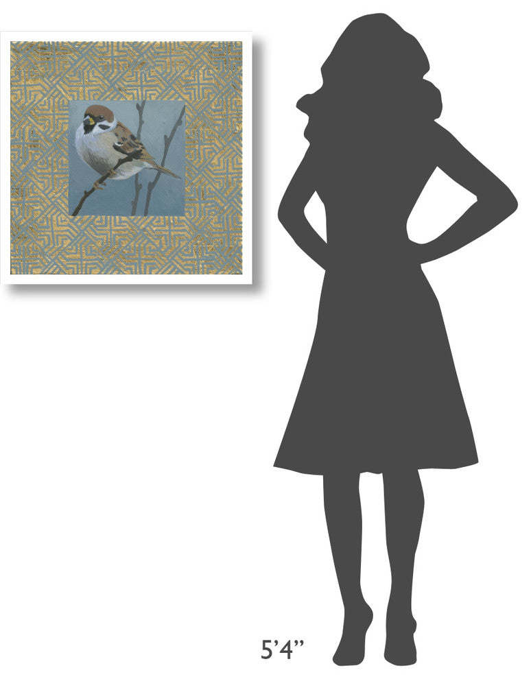 "The Sparrow" Digital Paper Print by Kathrine Lovell, 26"x26"