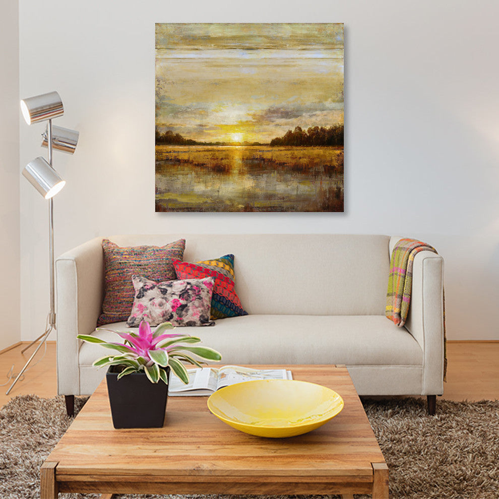 "Break Of Dawn" by Eric Turner, Canvas Print, 26"x26"
