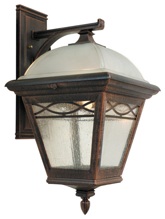 Brentwood Large Top Mount Closed Bottom Light, Swedish Silver