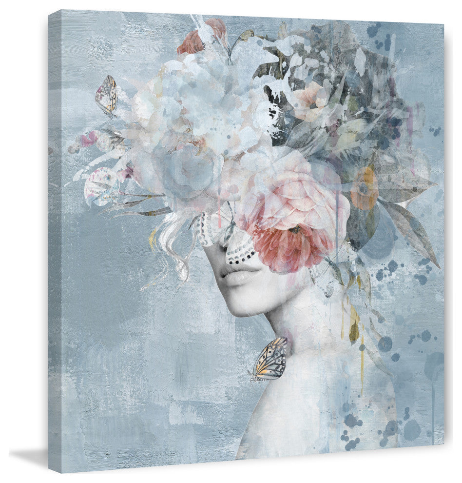 "Gold" Painting Print on Wrapped Canvas, 32x32