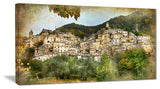 "Old Italian Villages" Canvas Print, 32"x16"