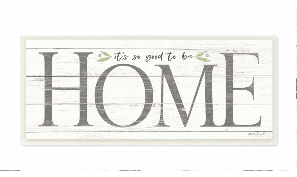 Good To Be Family Inspirational Word Wood Design, 7"x17"