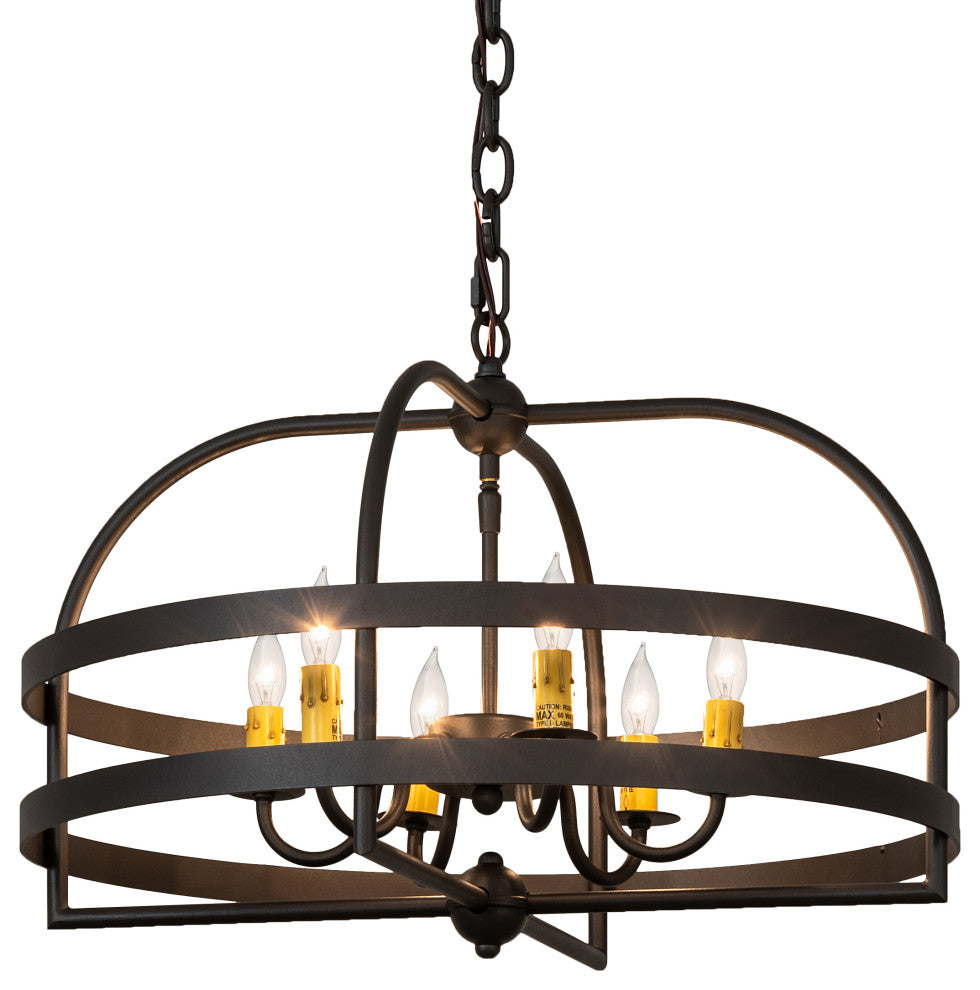 22" Wide Aldari 6 Light Chandelier