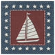 "Coastal Americana I" Digital Paper Print by David Carter Brown, 38"x38"