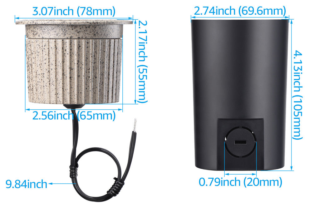 6-Pack 12V COB LED Pathway Lights, Low Voltage Landscape Lighting