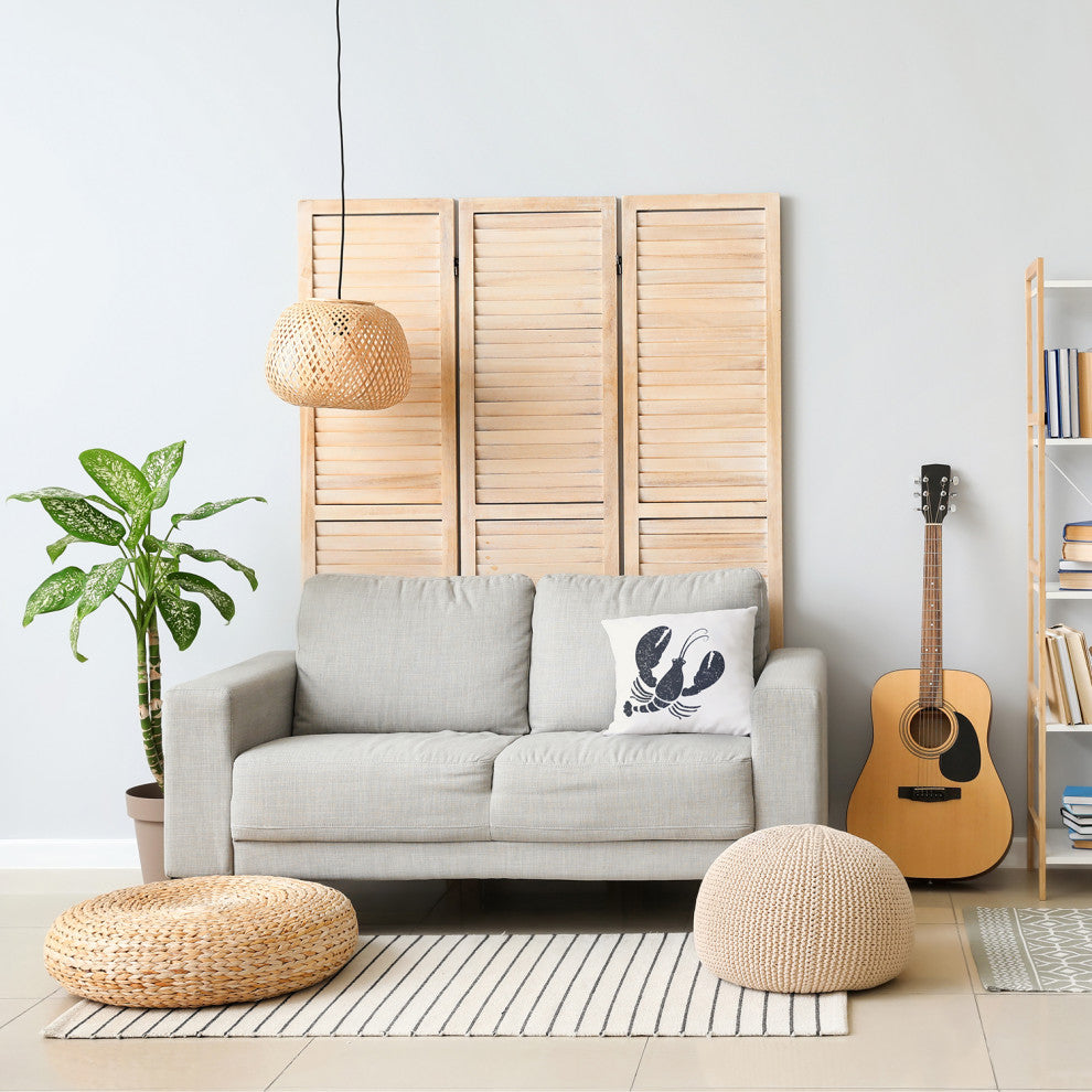 18x18" Compass Nautical Decorative Indoor Pillow, Dusty Smoke