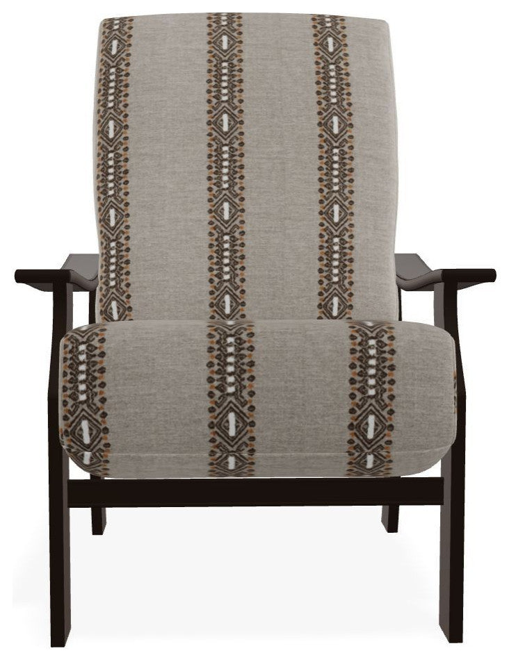 St. Catherine Deep Seat Outdoor Armchair, Guru Walnut/Kona