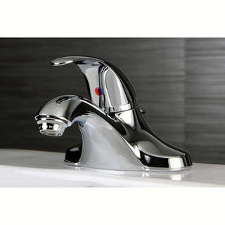 Kingston Brass Single-Handle 4" Centerset Bathroom Faucet, Polished Chrome