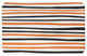 Halloween Stripes 34"x21" Bath Mat