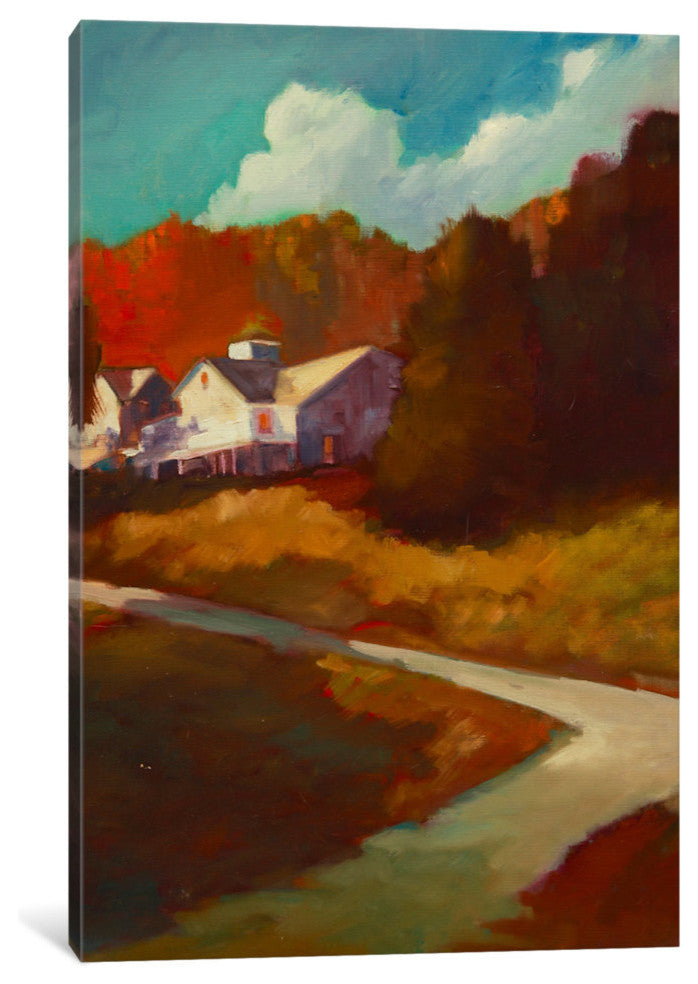 "Up To The House" by Eddie Barbini, Canvas Print, 18"x12"