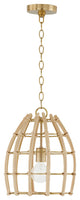 Capital Lighting, 344111MA, 12"Wx14.5"H 1-Light Small Pendant