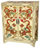 Ivory Dragons Lacquer Shoe Cabinet