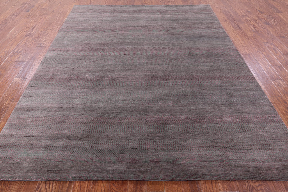 Wool and Silk Savannah Grass Hand Knotted Rug 8' 1" X 10' 0" Q11430