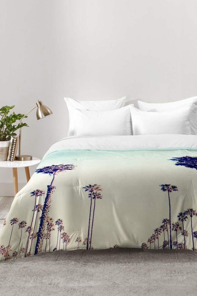 Bree Madden California Palm Trees Comforter, King