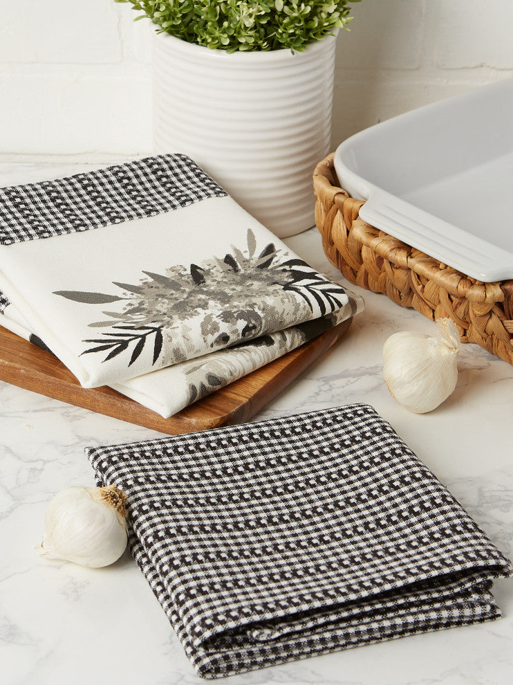 Barn Animals Embellished Dishtowel Set of 3