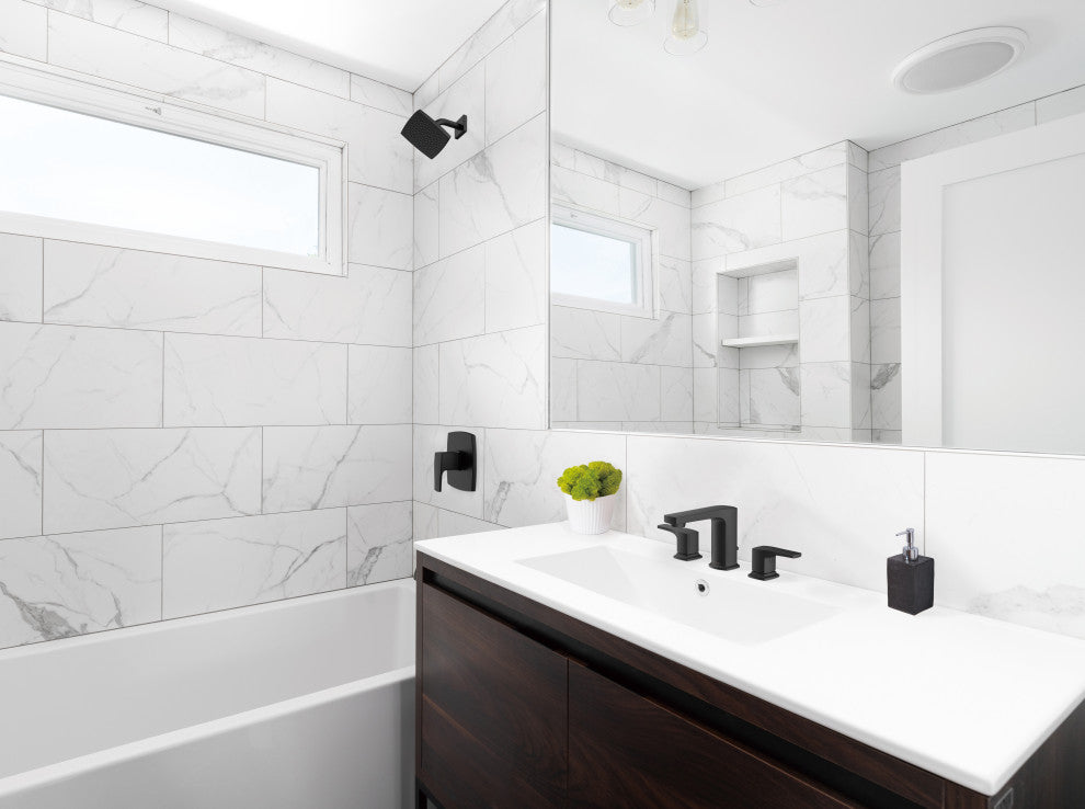 Tribune 1H Shower Only Trim Kit and Treysta Cartridge 1.75gpm, Satin Black