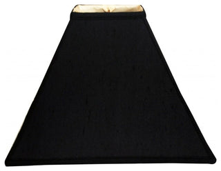 Square Sharp Corner Basic Lampshade, Black