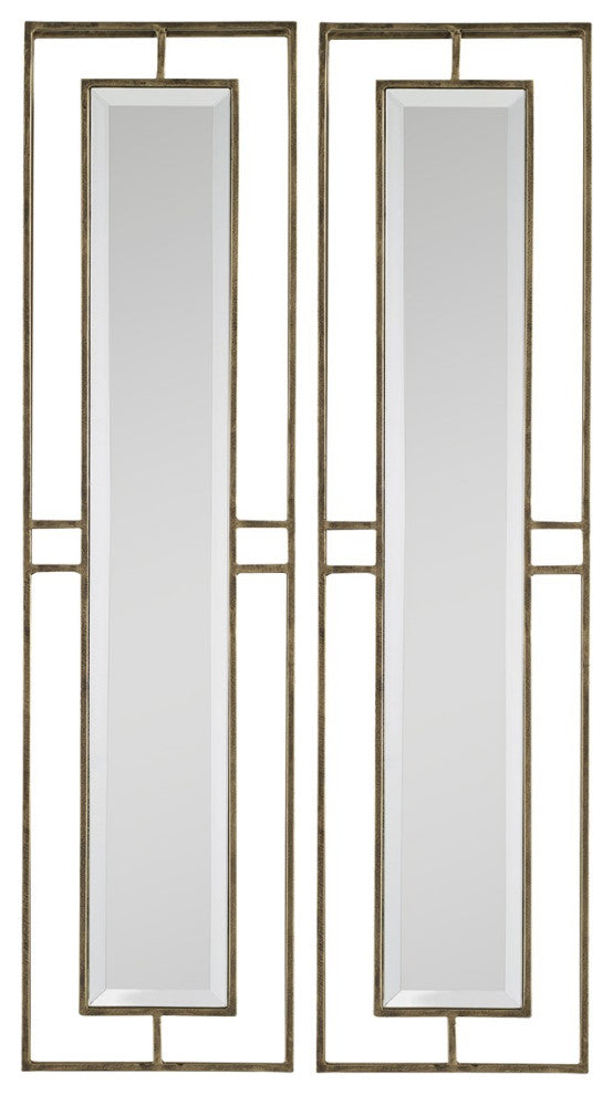 Uttermost Rutledge Gold Mirrors Set of 2 07082