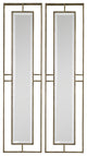 Uttermost Rutledge Gold Mirrors Set of 2 07082