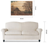 Erstwhile Barn 1 Arte de Legno Digital Print on Solid Wood Wall Art, 24"x36"