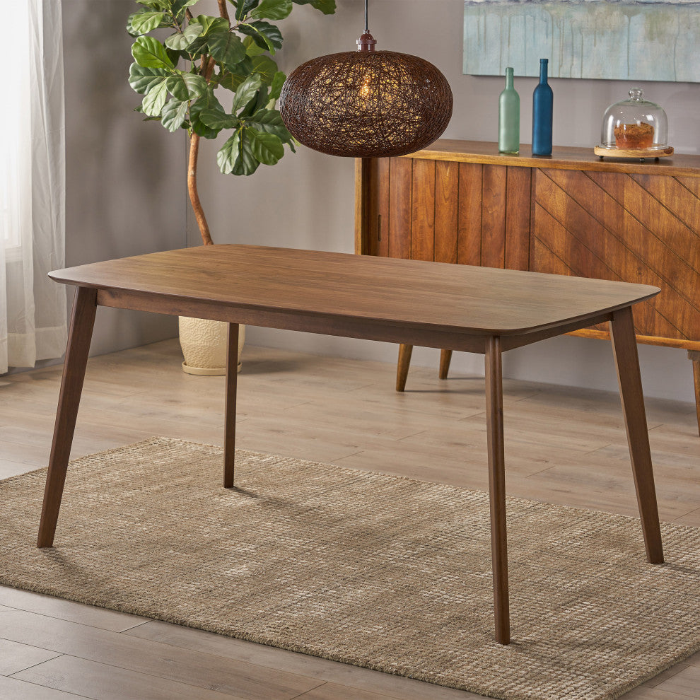 GDF Studio Navajo Natural Walnut Finish Wood Dining Table
