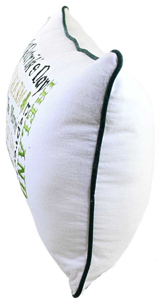 Saint Irish Font Pillow Fabric Home Decor St Patricks Day C86156236