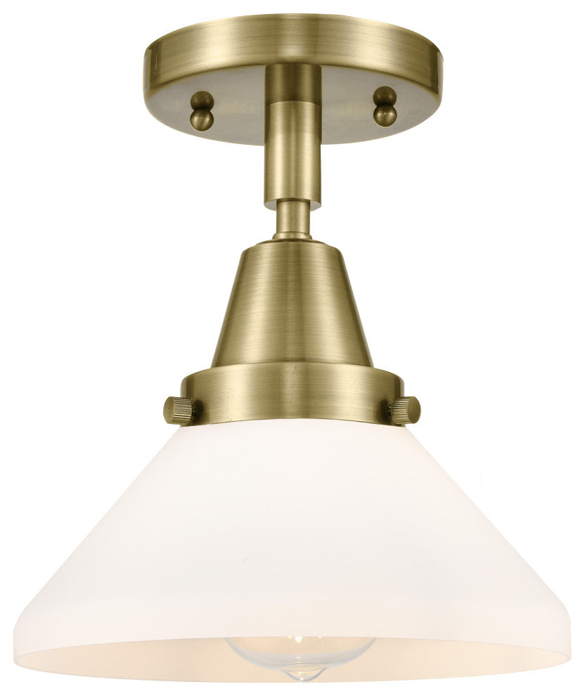 Innovations Lighting 447-1C-AB-G4471-LED Caden 1 Light 8" Flush Mount