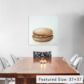 "Chocolate Macaron" by Jennifer Redstreake, 12x12x1.5