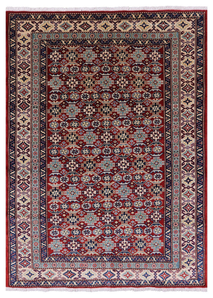4' 3" X 5' 9" Shirvan Hand Knotted Wool Rug Q6677