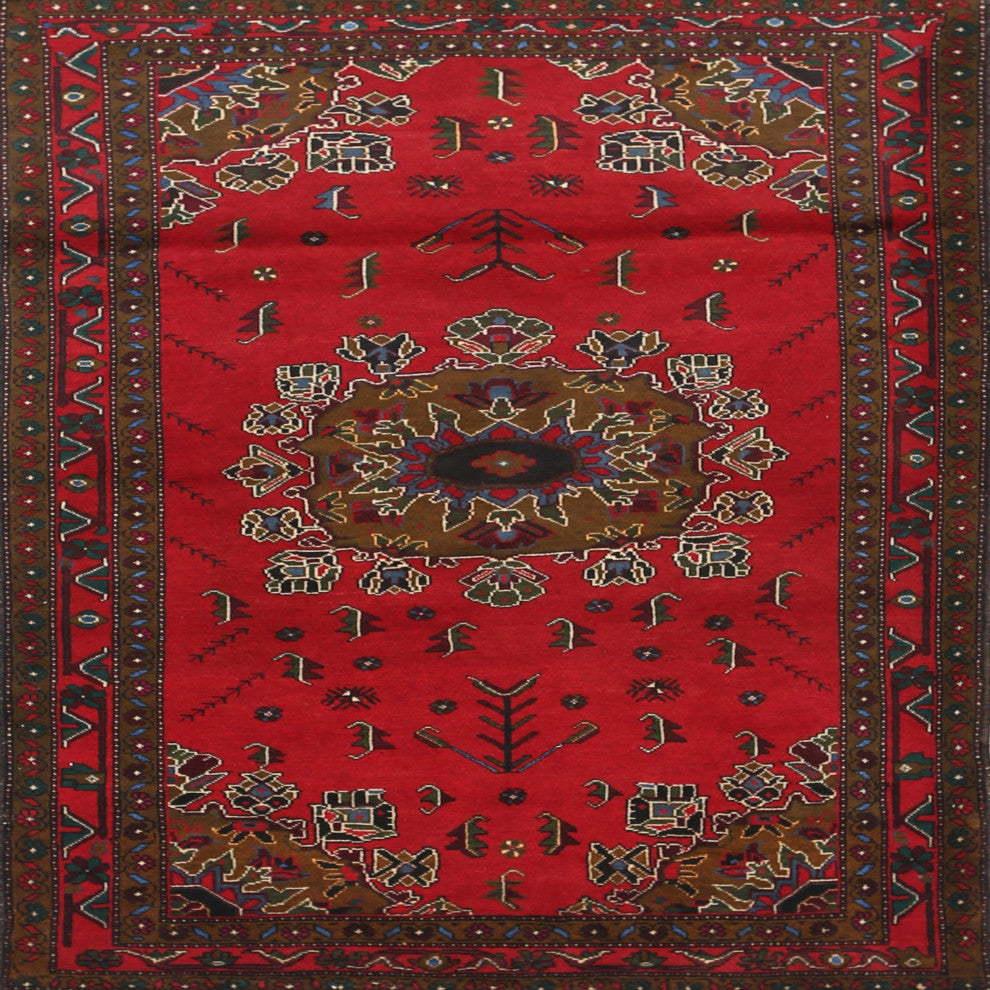Ahgly Company Indoor Square Traditional Area Rugs, 7' Square