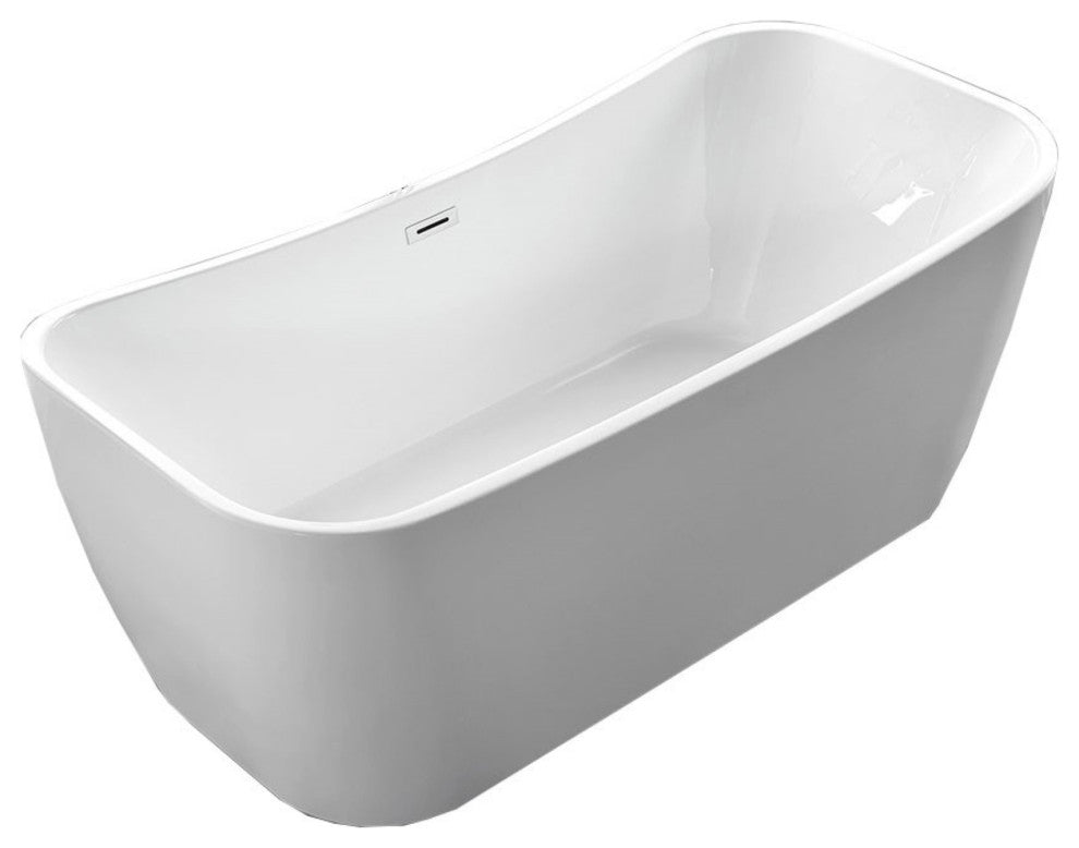 Arles 67" Freestanding Bathtub, White