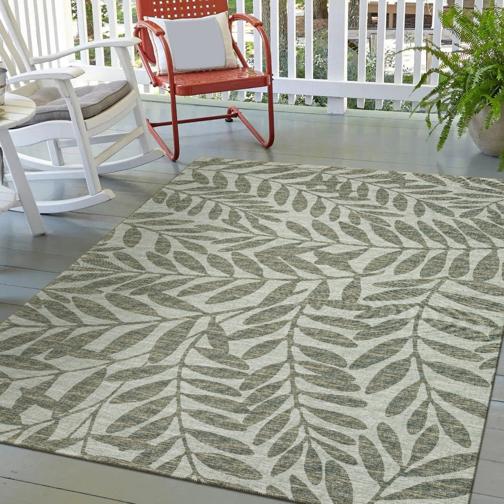 Indoor/Outdoor Sedona SN5 Fernway Machine Washable 8' x 10' Rug